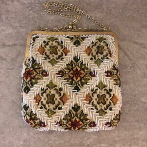 Handmade Beaded Mini Bag EUC
